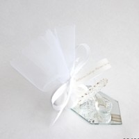 SCHNULLER-GLAS-GOLD-WEISS II