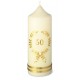 JUBILÄUMSKERZE KERZE 50 GOLD JUBILÄUM
